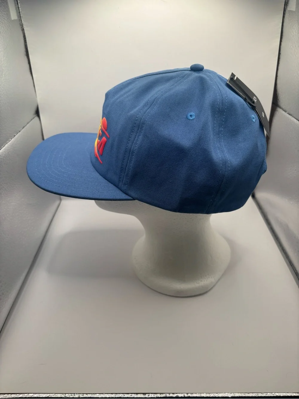RVCA Freeman Snapback Hat - Federal Blue - NWT.
